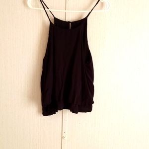 Black dress boutique tank top